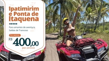 Quadriciclo em Ipatimirim e Ponta de Itaquena